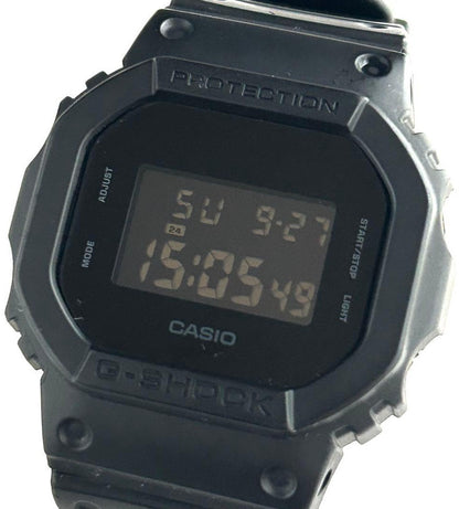 CASIO G-SHOCK DW-5600UBB All Black Mens Digital Watch New Battery Resin 43mm
