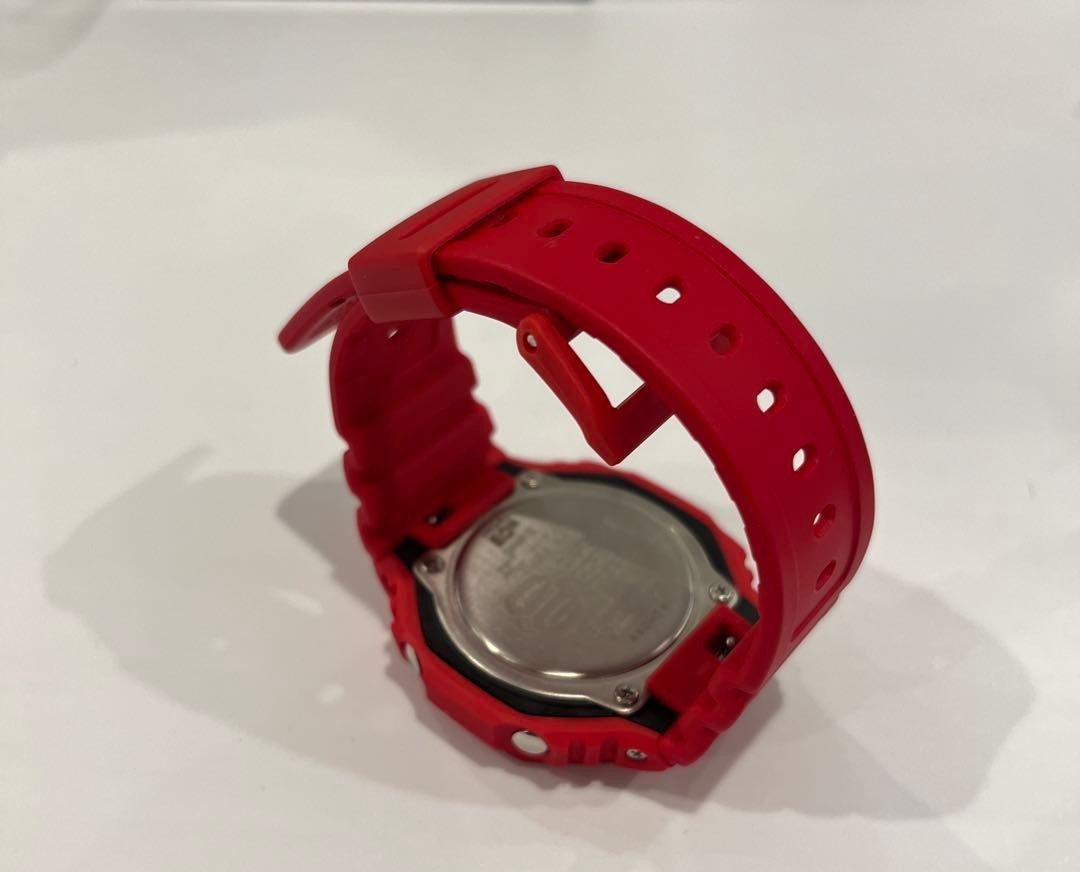 CASIO G-SHOCK GA-2100-4AJF Analog Digital Watch Red Resin Case 20BAR Carbon Core
