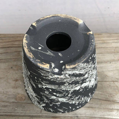 Kamiyama MIYABI Pot Shigarakiyaki Φ3.9”x 3.3" Agave caudex Cactus Japan Bonsai