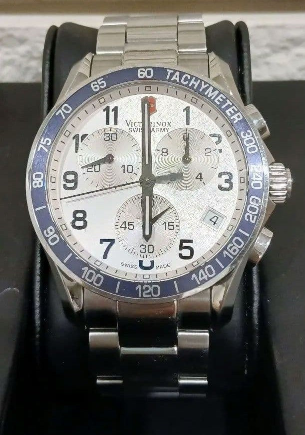 VICTORINOX SWISS ARMY Chrono Classic 241121 Chronograph Quartz Watch Date Men
