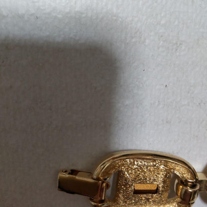 Christian Dior Vintage Crystal Bracelet Gold Plated Authentic From Japan