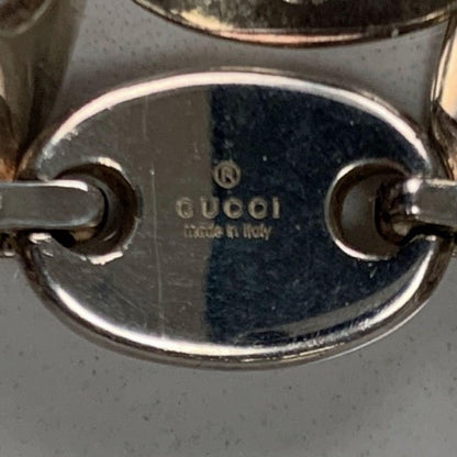 Gucci Sterling Silver 925 Marina Link Chain Ring Size 48 US 4.5 JP 9 Used