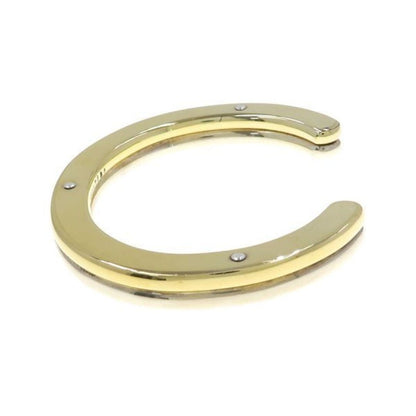 Georg Jensen # A78 Sterling Silver 925 Gold Plated Bracelet Bangle Rare 17cm