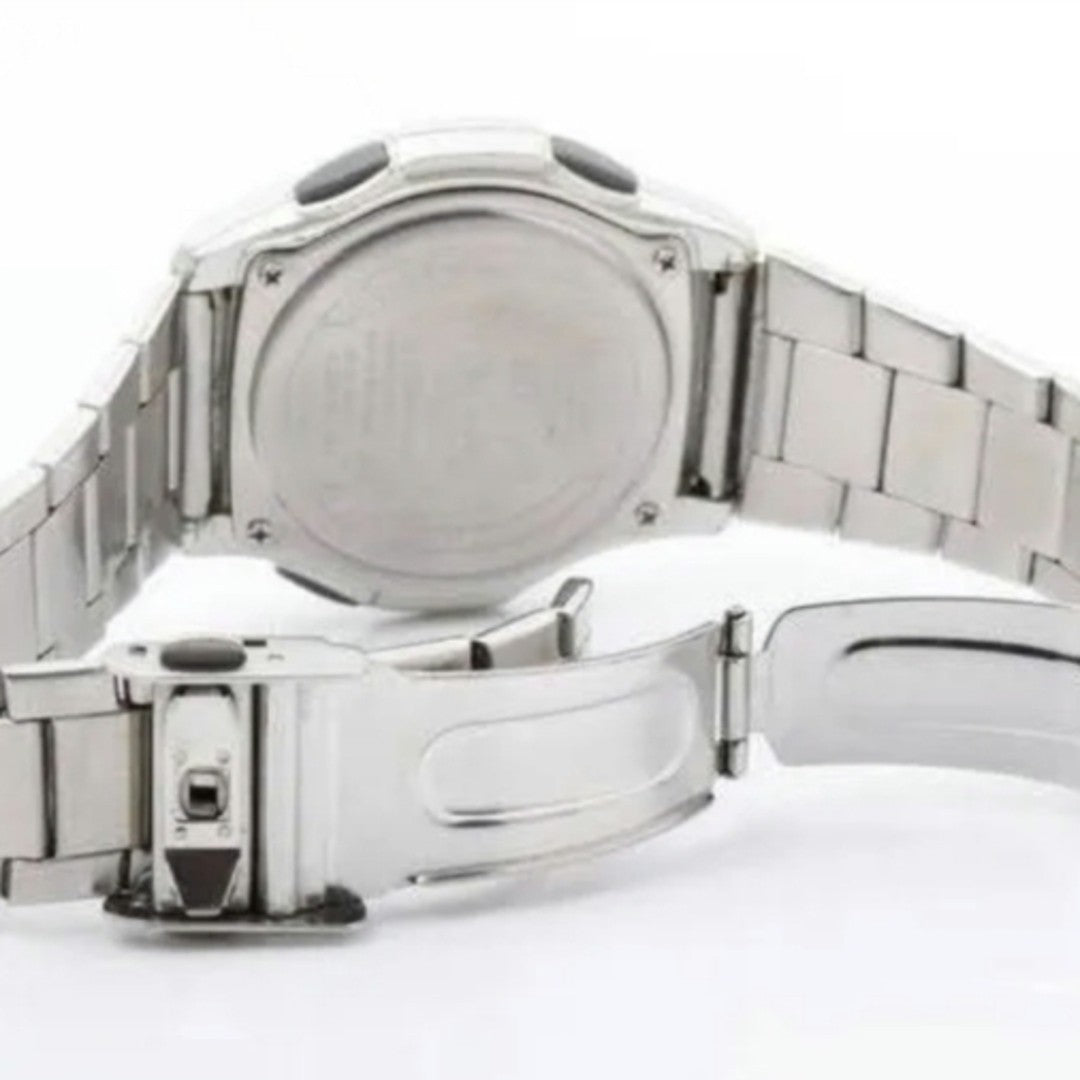 CASIO Wave Ceptor WVA-M630D-1AJF Solar Radio Watch Black Dial 42mm Steel Band