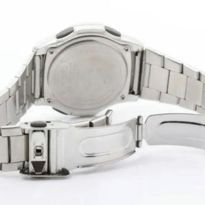 CASIO Wave Ceptor WVA-M630D-1AJF Solar Radio Watch Black Dial 42mm Steel Band