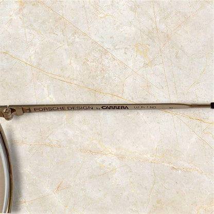 Porsche Design Carrera 5623 Vtg Teardrop Sunglasses Gold Frame Brown Lens Used