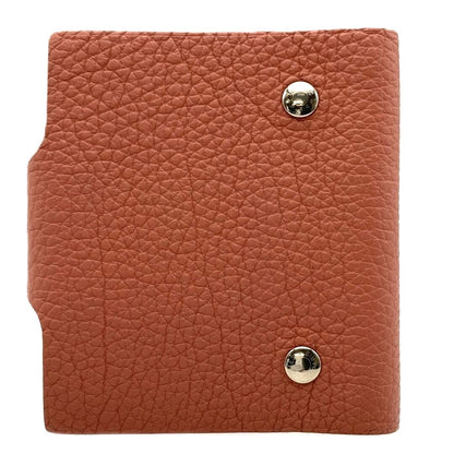 HERMES Ulysse Mini Notebook Cover Togo Leather Pink Silver HW Agenda France