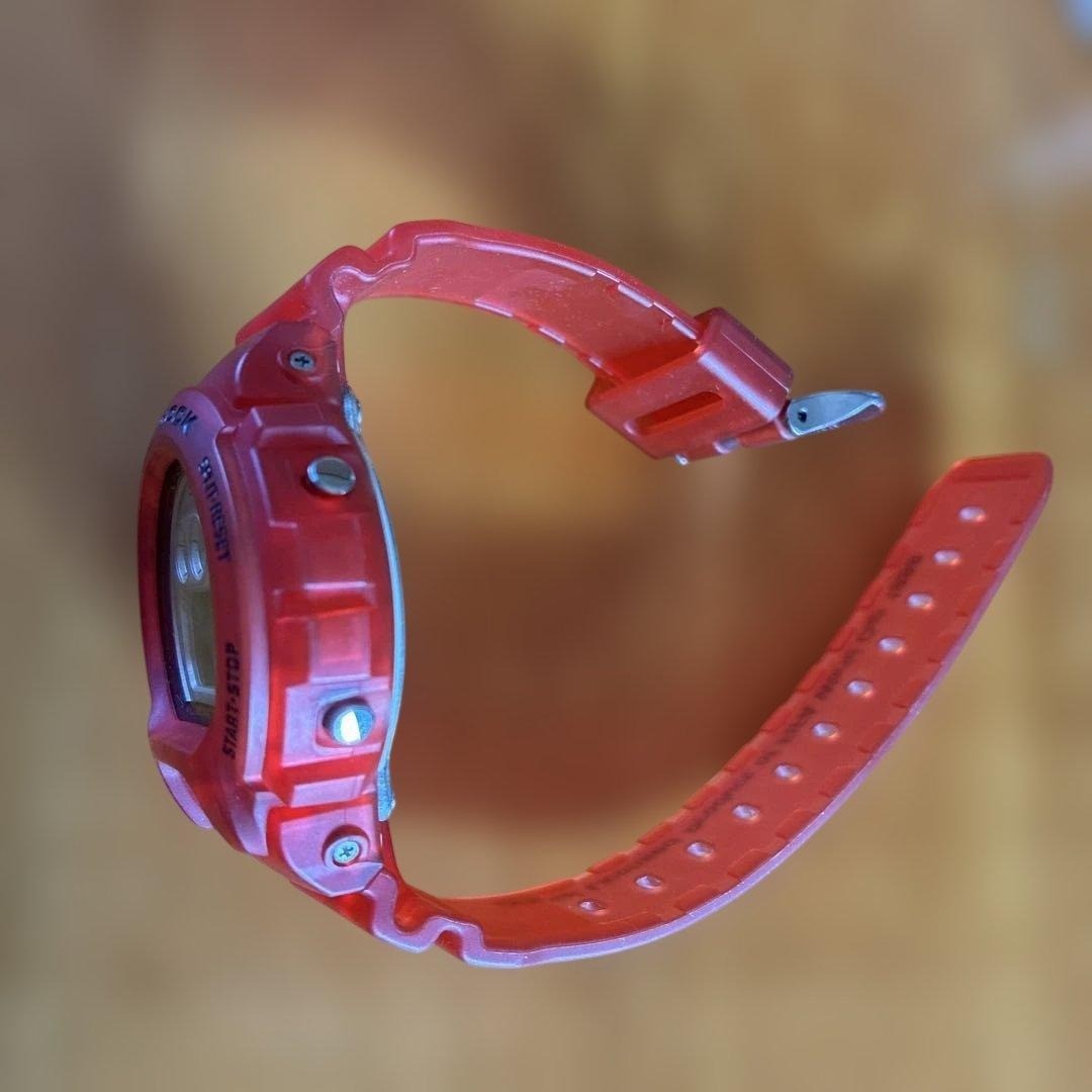 CASIO G-SHOCK DW-6900WF France 98 World Cup Red Triple Eye Mens Watch Skeleton