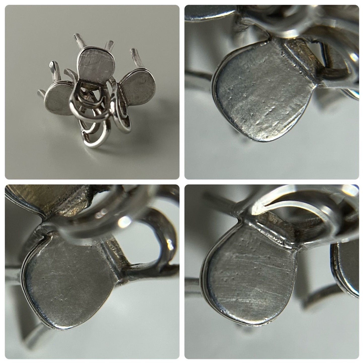 Vintage Georg Jensen # 211 Silver 925 Sunshine & Night Chair Pendant Top Charm