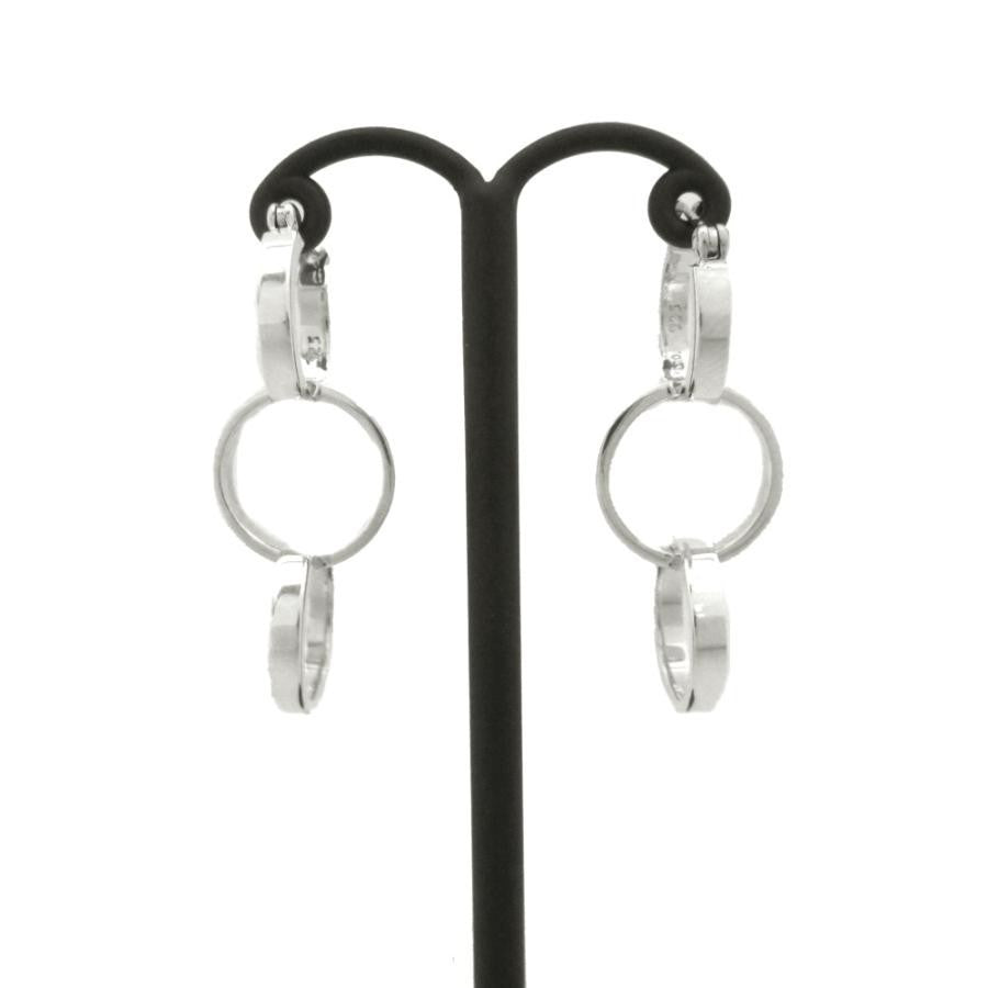 Tiffany & Co Sterling Silver 925 Triple Hoop Earrings Paloma Picasso Excellent