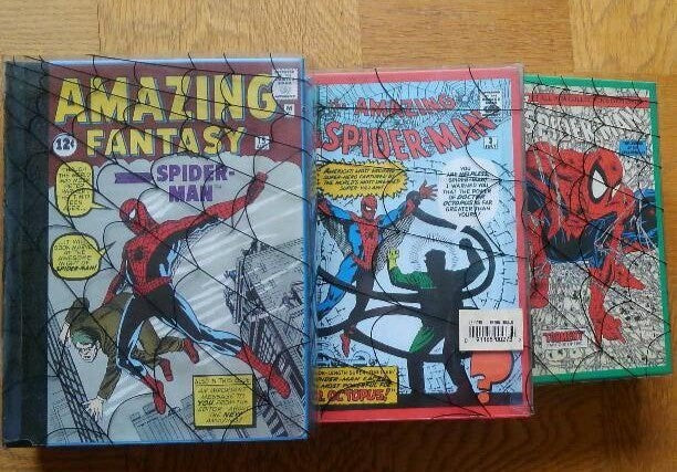 FOSSIL Watch x Spider-Man Comic Cover Series Volume 1/2/3 Set Of 3 Used 1994