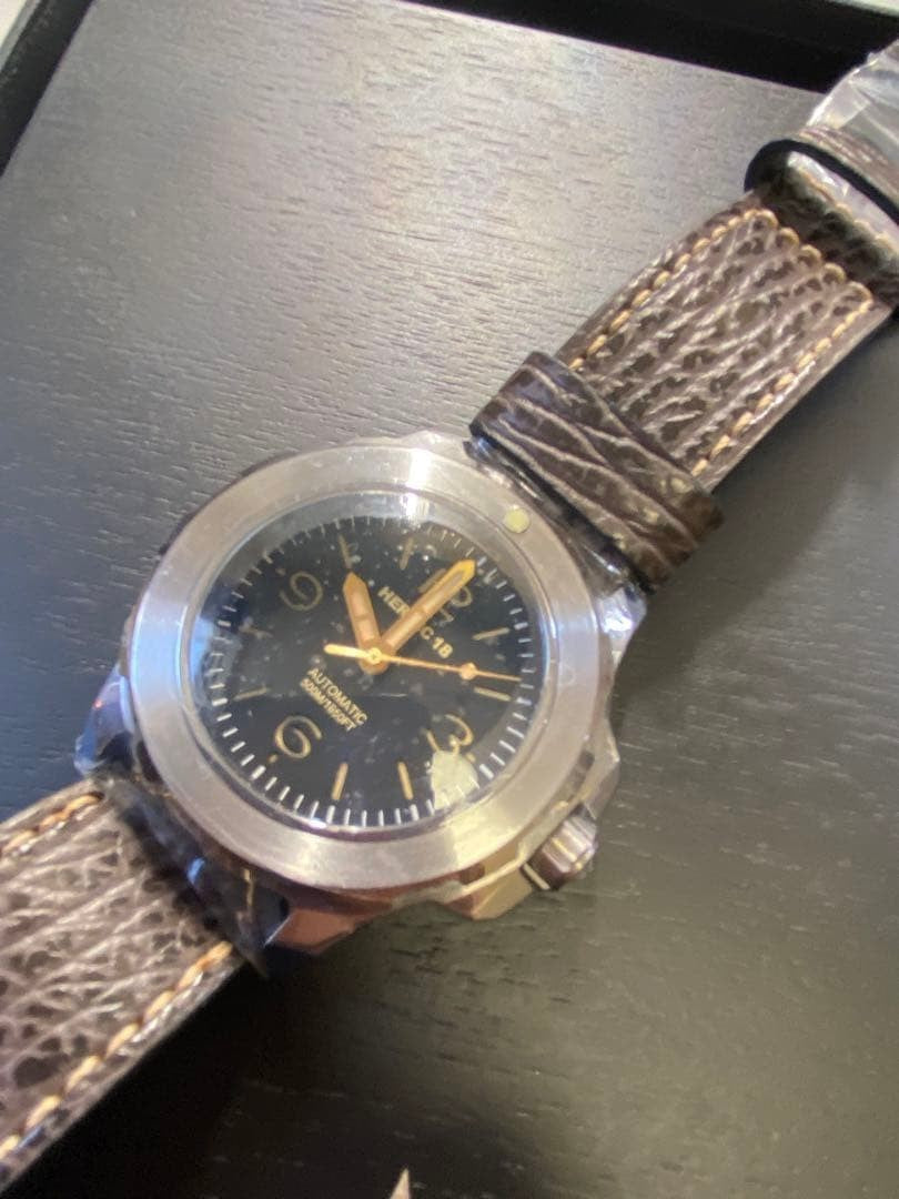 HEROIC 18 Stainless Automatic Diver Watch 500M MIYOTA90S 24Jewels Near Mint Rare