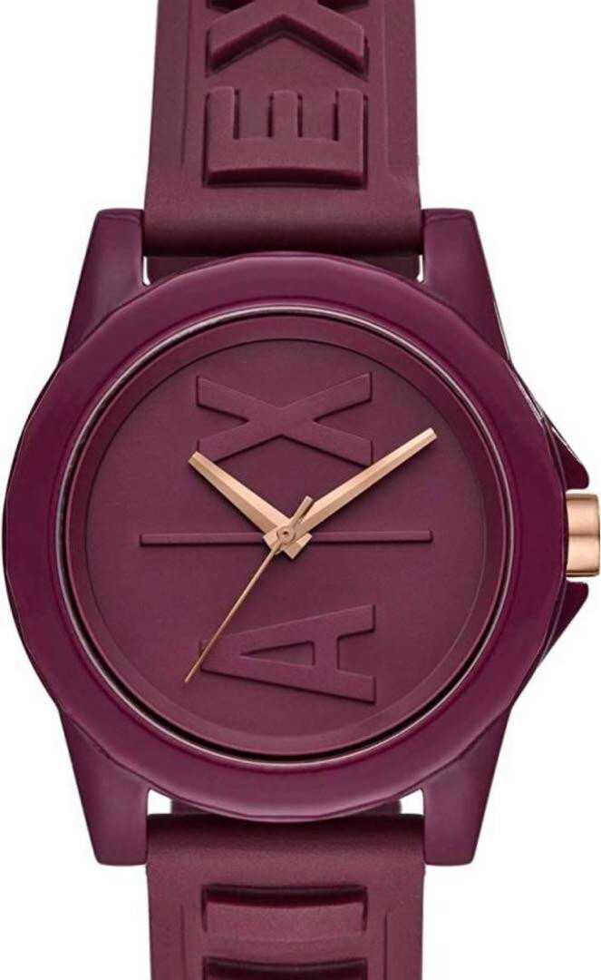 Armani Exchange Lady Banks AX4367 Analog Quartz Women Purple Watch Unused