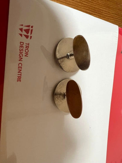 Georg Jensen Cufflinks Sterling Silver 925 Wheat Design Men's Denmark Vintage