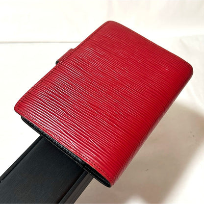 Louis Vuitton Epi Agenda R20047 Notebook Cover Red Leather PM 6-Ring Binder
