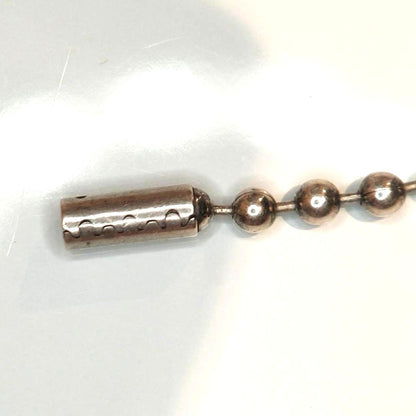 Bill Wall Leather BWL Malibu Ball Chain Necklace Silver 43cm 16.9" Used 11g