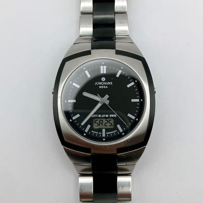 Junghans Mega DCF77 40-JJY-60 Radio-Controlled Quartz Watch Men