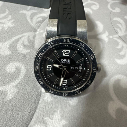 ORIS Williams F1 Team 7613 Automatic Day Date Watch Men Skeleton Back