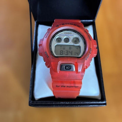 CASIO G-SHOCK DW-6900WF France 98 World Cup Red Triple Eye Mens Watch Skeleton