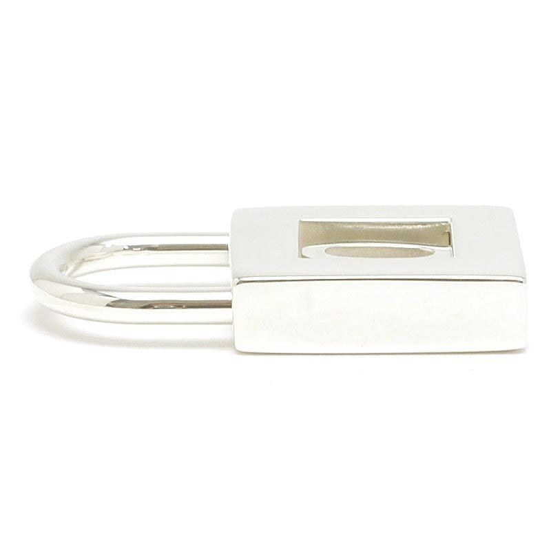 Tiffany & Co. Silver 925 Alphabet Number 0 Padlock Pendant Charm Cadena Rare