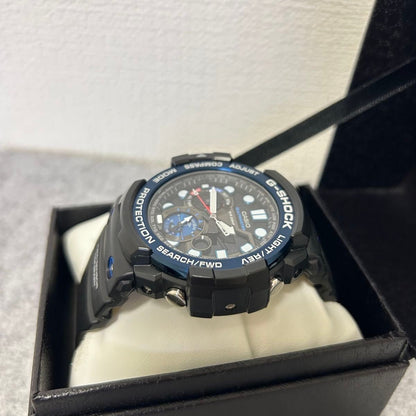 CASIO G-SHOCK GULFMASTER GN-1000B Analog Digital Mens Watch Black Blue Box