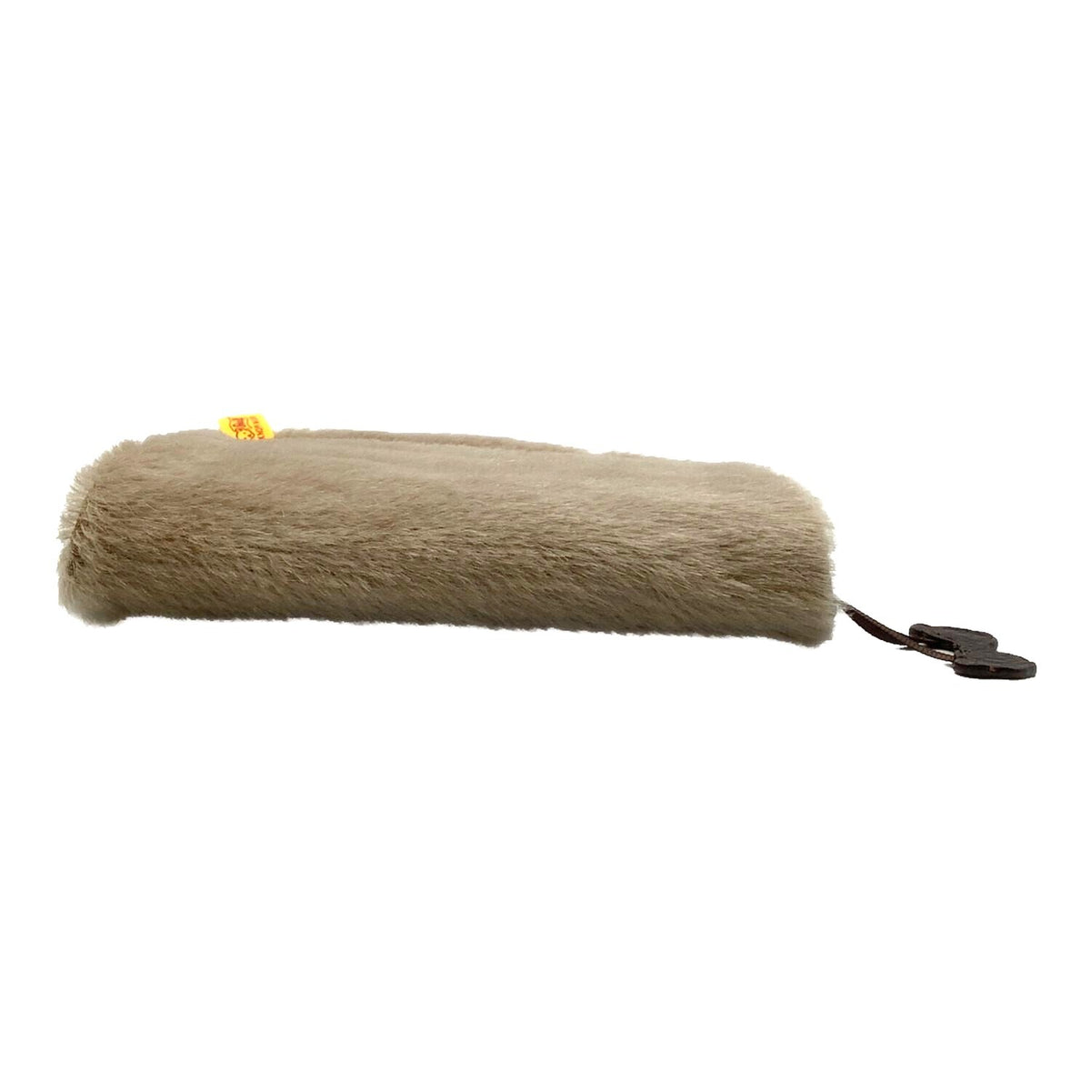Steiff Knopf im Ohr Plush Notebook Cover Faux Fur Beige Bear Charm Book Sleeve