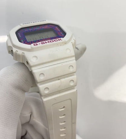 CASIO G-SHOCK DW-5600DN Digital Watch White Resin Tie-Dye Dial Mens Quartz 43mm