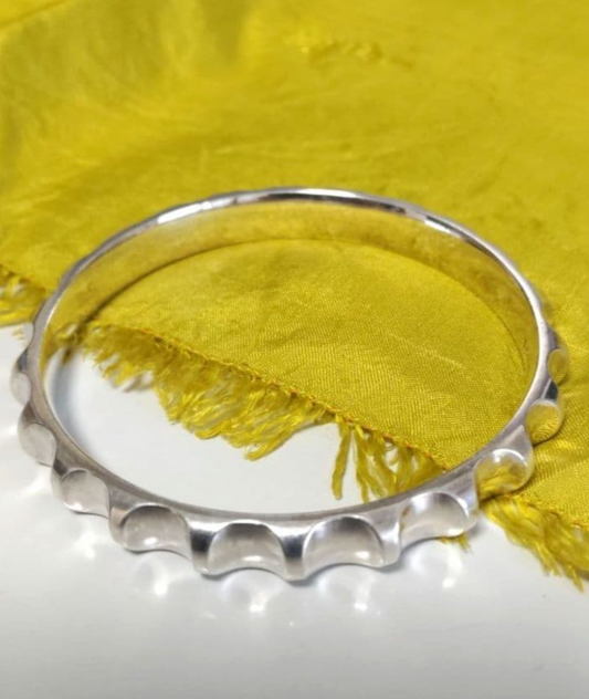 Vintage Rare Georg Jensen # 160 Sterling Silver 925 Bangle Bracelet Nanna Ditzel