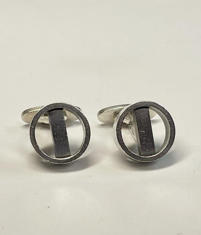 George Jensen # 91 Sterling Silver 925 Cufflinks Japan Used Vintage