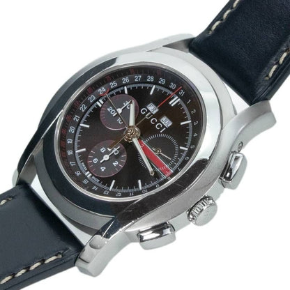 Gucci 5500 YA055206 Chronograph Black Dial Day Date Quartz Watch Men 11482826