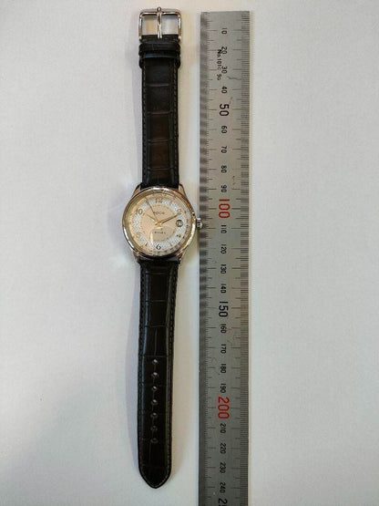 Epos 3285 Automatic Date Watch Stainless Steel 3Atm Swiss Made From Japan