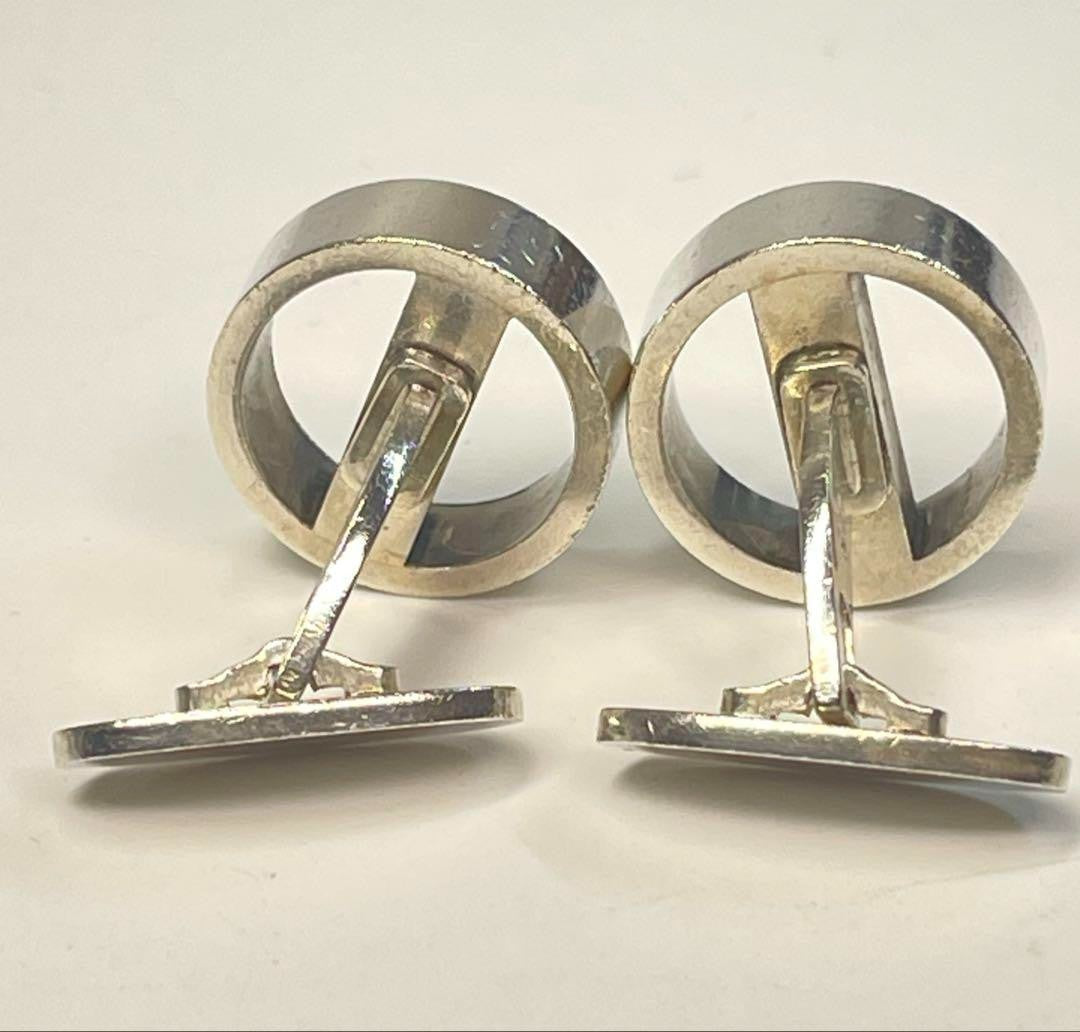 George Jensen # 91 Sterling Silver 925 Cufflinks Japan Used Vintage