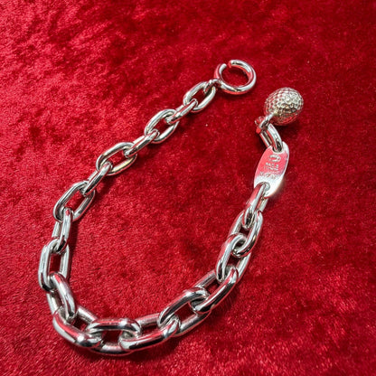 Georg Jensen  # 378 Sterling Silver 925 Golfball Bracelet Andreas Mikkelsen Rare