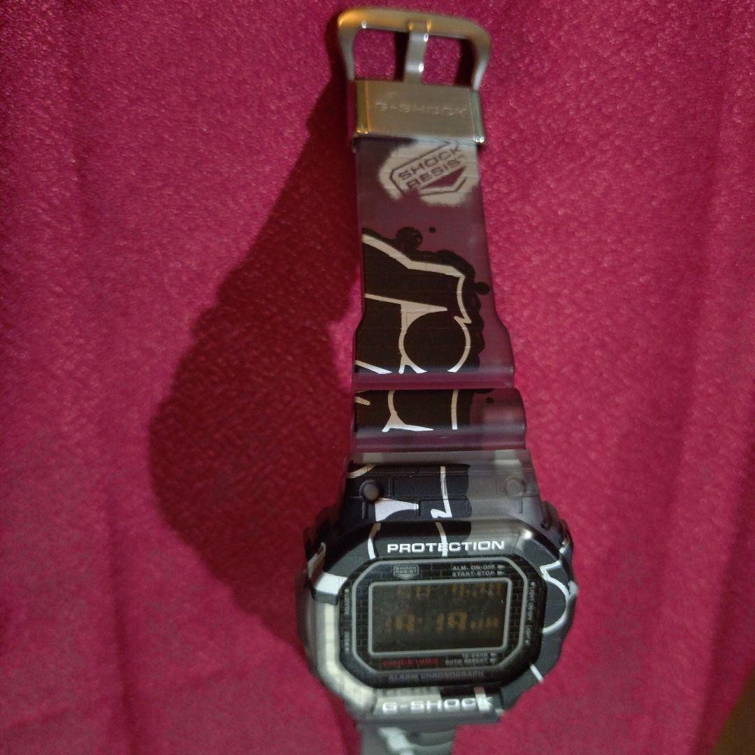 CASIO G-SHOCK DW-5000SS Digital Watch Brick Pattern Clear Black Resin Tin Case