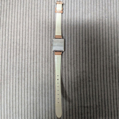 CASIO SHEEN SHS-D400CGL-7AJF Womens Solar Watch Square White Dial Leather Band