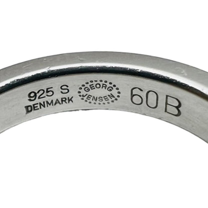 Georg Jensen # 60B Sterling Silver 925 Ring Size 50 US 5-5.25 Polished
