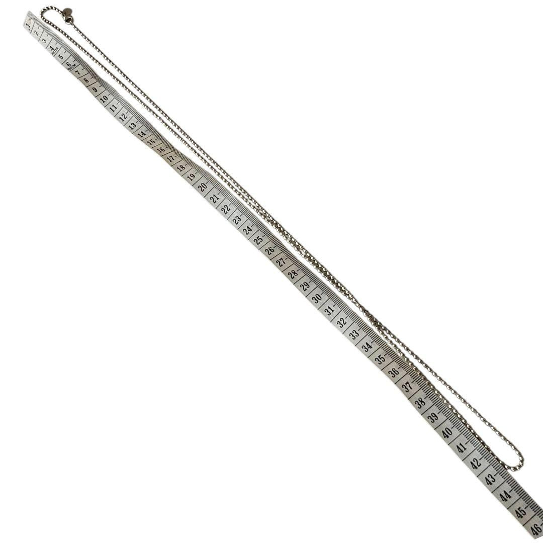Old Tiffany & Co Sterling Silver 925 Long Ball Chain Necklace 86cm 33.8in 2.4mm
