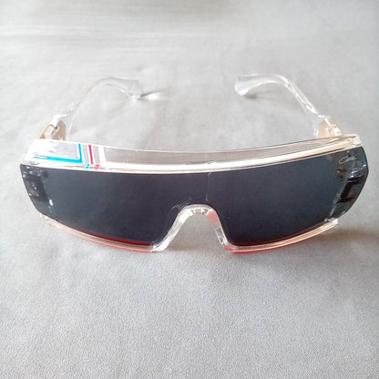 CAZAL MOD 858 135 Sunglasses Clear Frame Gray Lens New Unused Germany Made