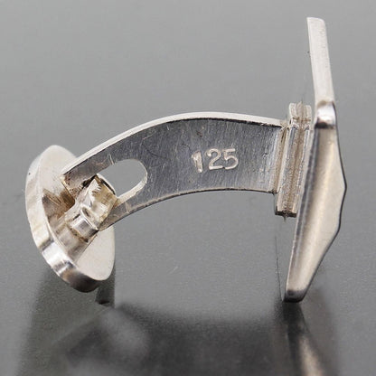Georg Jensen Cufflinks Square Sterling Silver SV925 Men's 6543A Denmark Used