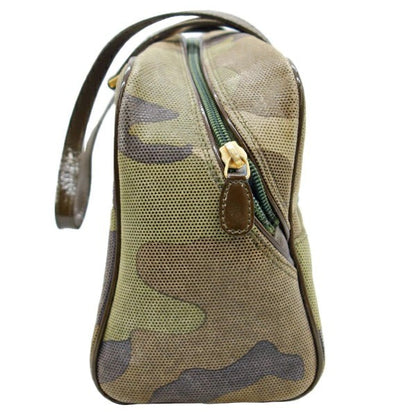 Christian Dior Patent Leather Camouflage Boston Bag 33x17x11cm 17x6.7x43" Used