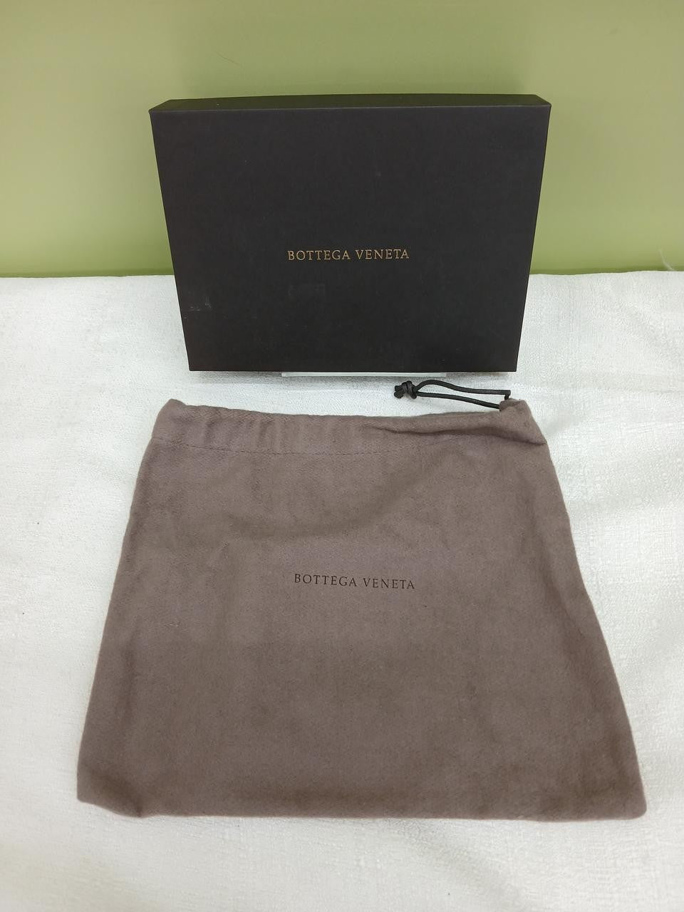 BOTTEGA VENETA Intrecciato Notebook Cover Case Brown Woven Leather Made in Italy