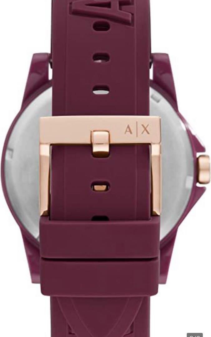 Armani Exchange Lady Banks AX4367 Analog Quartz Women Purple Watch Unused