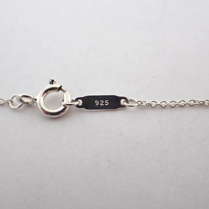 Tiffany & Co Sterling Silver 925 1837 Square Spinner Necklace L 40cm Excellent