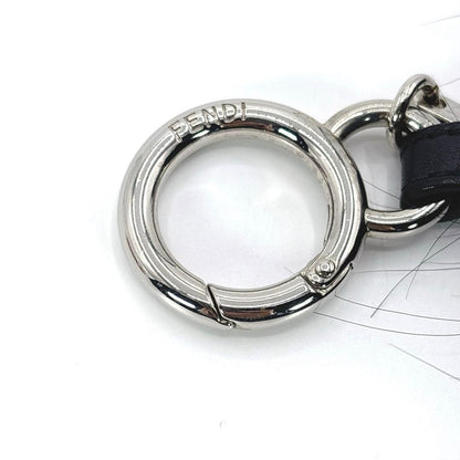 Authentic Fendi Monster Bugs Eye Black Fur Bag Charm Key Chain Ring
