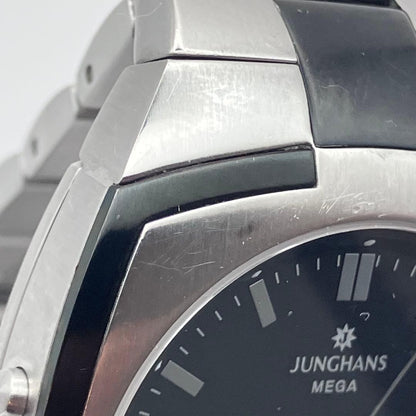 Junghans Mega DCF77 40-JJY-60 Radio-Controlled Quartz Watch Men