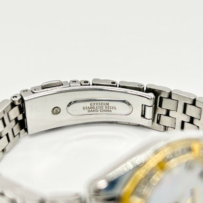 Citizen Eco-Drive E011-S066441 Analog Solar Watch Women Belt Length 15.5cm 6.1"