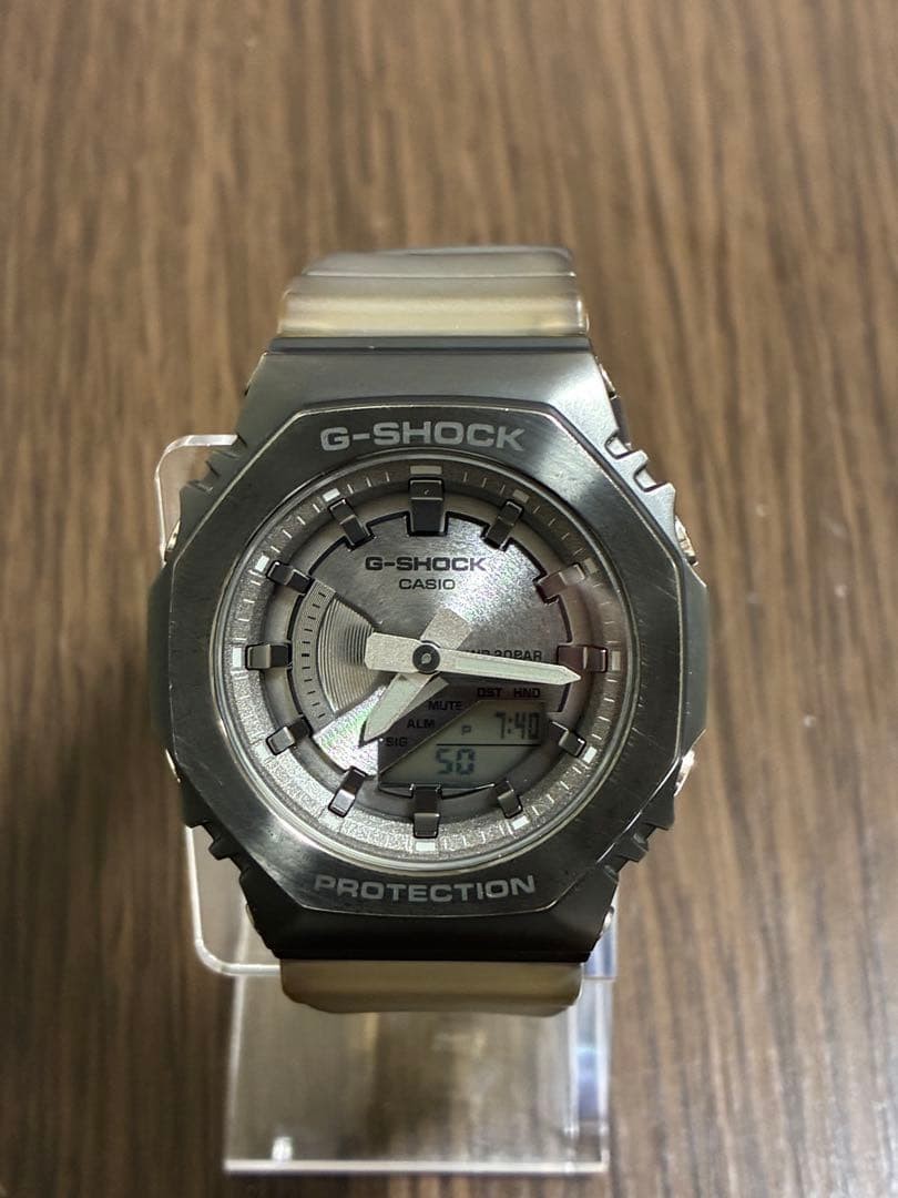 CASIO G-SHOCK GM-S2100MF-1AJF Analog Digital Watch Metal Case Gray Resin Band