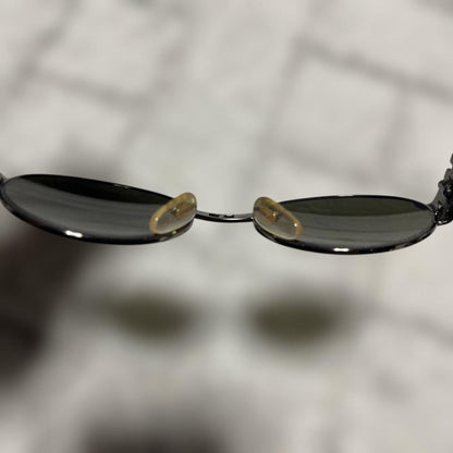 Gianni Versace Authentic VTG S43 91M Sunglasses Medusa Greca Italy Made Used