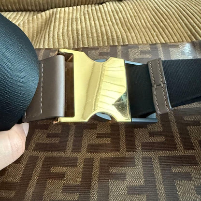Fendi x Fila Roma Authentic Crossbody Waist Bag Belt Bag Used Minor Scratches