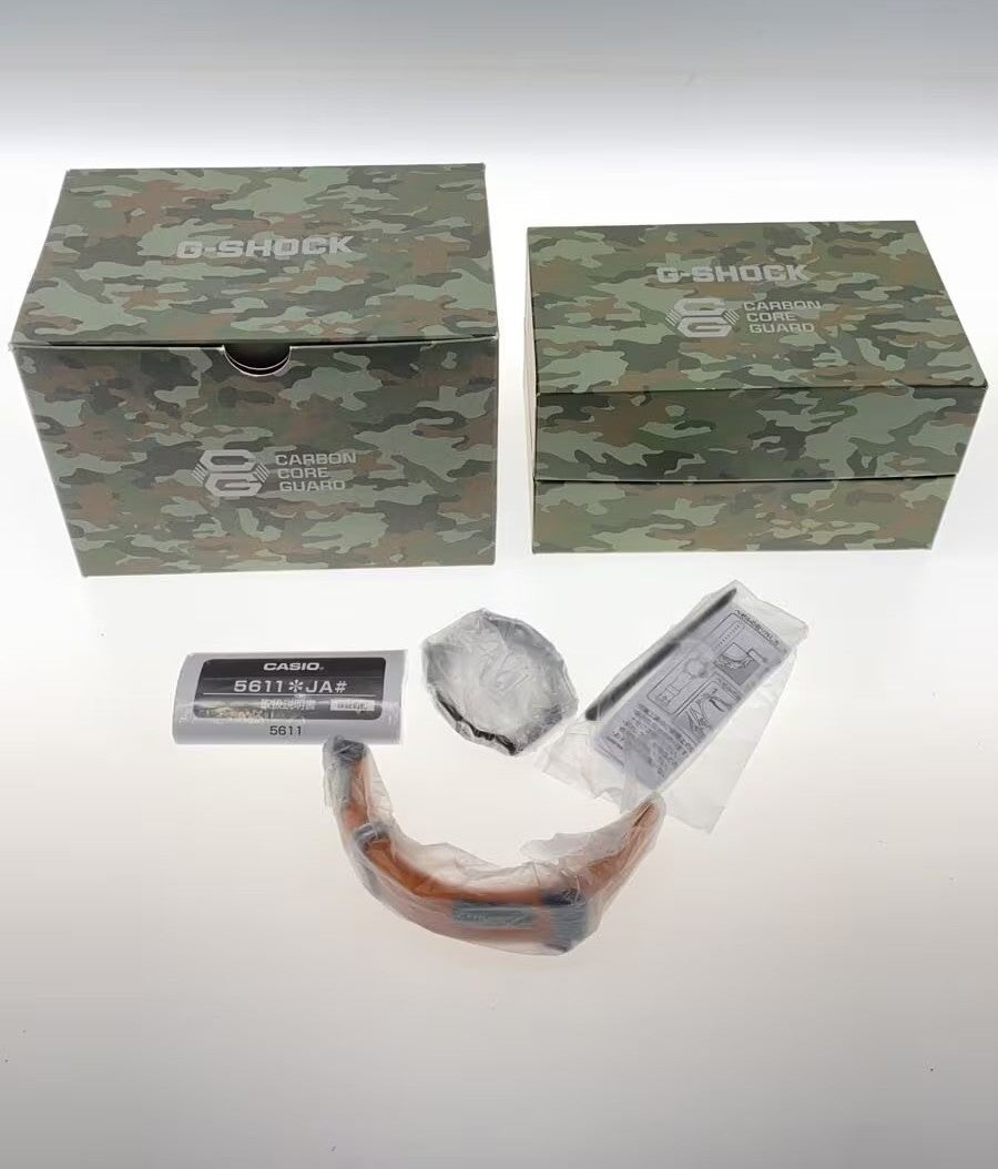 CASIO G-SHOCK GA-2100 Camouflage Ana-Digi Watch Green Resin Case 20BAR WR Used